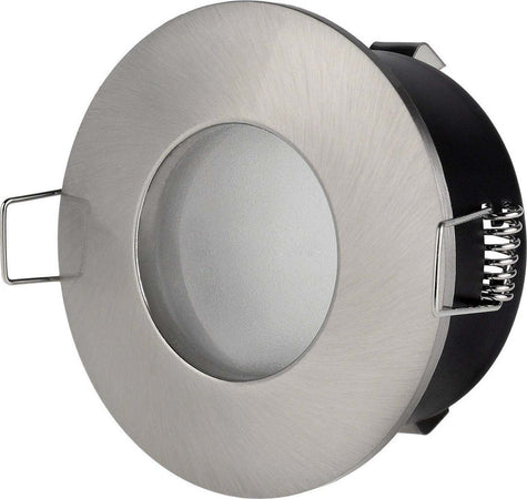 SUPPORTO PORTA FARETTO DA INCASSO LAMPADINE LED MR16 PAR16 ROTONDO ACCIAIO 75MM  Trade Shop italia - Napoli, Commerciovirtuoso.it