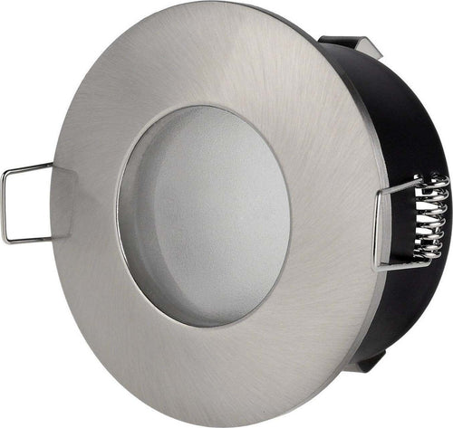 SUPPORTO PORTA FARETTO DA INCASSO LAMPADINE LED MR16 PAR16 ROTONDO ACCIAIO 75MM  Trade Shop italia - Napoli, Commerciovirtuoso.it