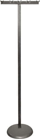 Supporto reggi pale pizza da terra per forno a legna in metallo h 150 cm