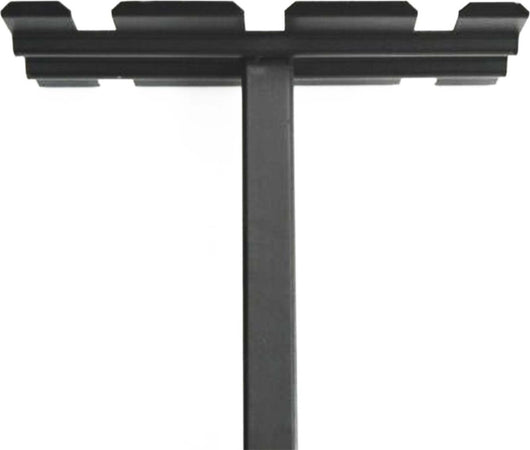 Supporto reggi pale pizza da terra per forno a legna in metallo h 150 cm