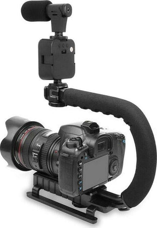 Supporto Stabilizzatore Portatile Videocamera Smartphone Luce Microfono Ay-49u Elettronica e telefonia > Fotografia e video > Supporti e Cavalletti Trade Shop italia - Napoli, Commerciovirtuoso.it