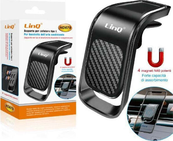 Supporto-Staffa-Porta-Cellulare-Bocchette-Aria-4-Magneti-Per-Smartphone-Hd679