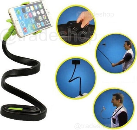 Supporto-Stand-Da-Tavolo-Collo-Selfie-Smartphone-Cellulare-Pieghevole-Flessibile