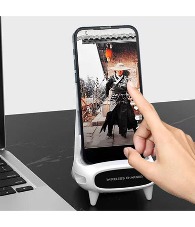 Supporto Stazione Di Ricarica Senza Fili Wireless Rapida Per Cellulare Ufficio