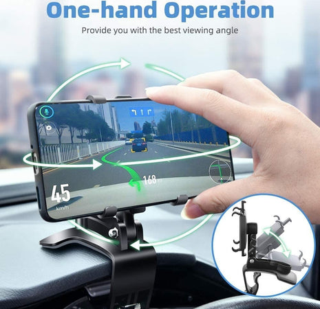 Supporto Telefono Per Cruscotto Auto Clip Molla Regolabile A 360? Gps Smartphone Elettronica/Elettronica per veicoli/Accessori/Accessori per cellulari/Alloggiamenti Trade Shop italia - Napoli, Commerciovirtuoso.it