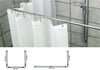 Supporto Tenda Doccia In Acciaio Grigio Bagno 90x90x90 Bastone Asta Telaio Curvo Tende Doccia Trade Shop italia - Napoli, Commerciovirtuoso.it