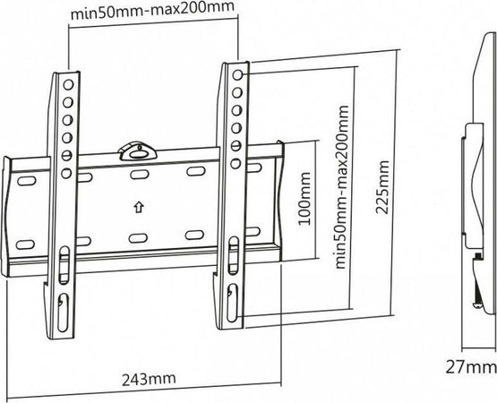 Supporto-TV-23-42-Pollici-Fixed-Extra-Slim-SUPERIOR