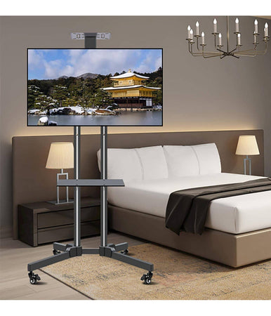 Supporto Tv Da Pavimento Staffa Rotante Carrello Per Televisione Da 32-70 Pollic