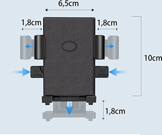Supporto Universale Girevole Telefono per Bicicletta Elettronica/Cellulari e accessori/Accessori/Custodie e cover/Custodie da cintura Liquidator Italia - Nicosia, Commerciovirtuoso.it