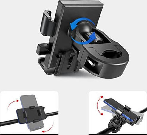 Supporto Universale Girevole Telefono per Bicicletta Elettronica/Cellulari e accessori/Accessori/Custodie e cover/Custodie da cintura Liquidator Italia - Nicosia, Commerciovirtuoso.it