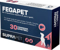 Suprapet-Fegapet-Cani-E-Gatti-Supporto-Per-Il-Fegato-30-Compresse---Mangime-Complementare-Naturale-Per-Le-Funzioni-Epato-biliari-Con-Vitamine,-Cardo-Mariano,-Carciofo,-Curcuma,-Lespedeza
