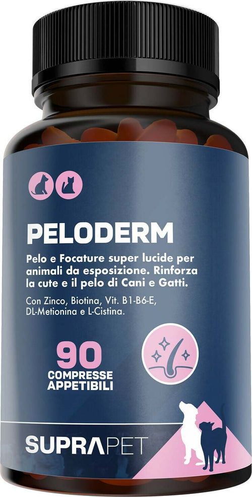 Suprapet-pelo-e-cute-per-cane-e-gatto-90-compresse-a-base-di-biotina,-zinco,-vitamine-b,-metionina-e-cistina-per-il-benessere-e-la-lucentezza-del-pelo-|-mangime-complementare
