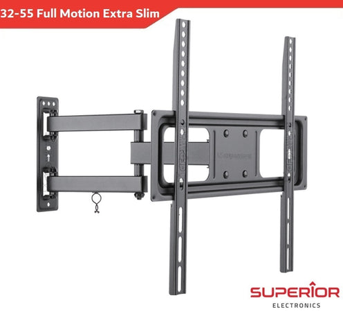Supporto TV 32-55 Pollici Full Motion Extra Slim SUPERIOR