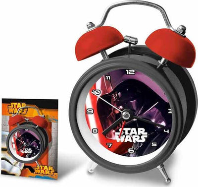 Sveglia-Analogica-Con-Campanelle-Colore-Nero-Star-Wars-Darth-Vader-Fener-12cm