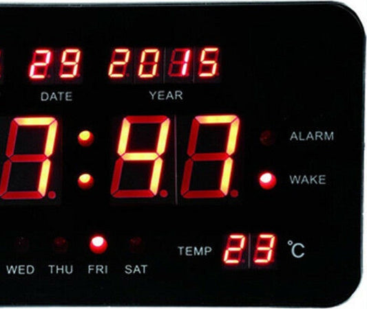 Sveglia Digitale Elettrica Orologio Luce Led Con Data Giorno Temperatura Nero Casa, arredamento e bricolage > Accessori Casa > Orologi e Sveglie Trade Shop italia - Napoli, Commerciovirtuoso.it