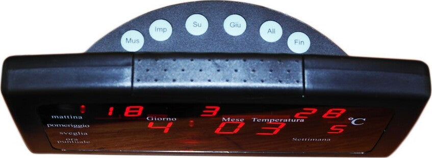Sveglia Digitale Elettrica Orologio Luce Led Con Data Giorno Temperatura Casa, arredamento e bricolage > Arredamento > Orologi e Sveglie Trade Shop italia - Napoli, Commerciovirtuoso.it