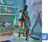 Sveglia Luce LED Cielo Stellato Calendario Termometro per Bambini Ragazze Camera da letto