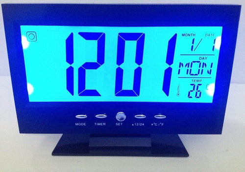 Sveglia Orologio da Tavolo Ampio display lcd Retro illuminato a Led Casa e cucina/Decorazioni per interni/Orologi/Sveglie Trade Shop italia - Napoli, Commerciovirtuoso.it
