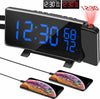 Sveglia-Orologio-Digitale-Da-Tavolo-Led-Curvo-Proiettore-Radio-Fm-Ygh313s
