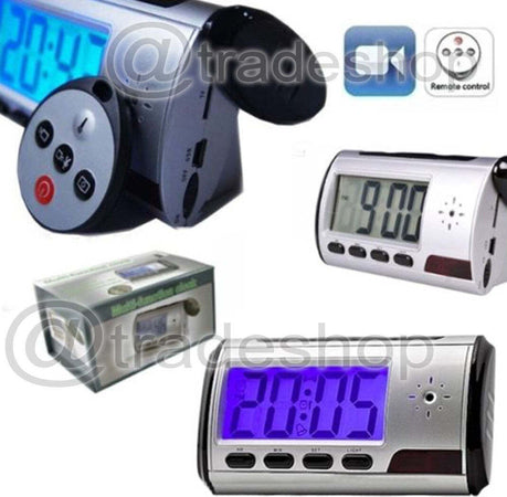 SVEGLIA OROLOGIO SPIA MICROSPIA CIMICE SPY CAM CON RILEVATORE DI MOVIMENTO HD Casa e cucina/Decorazioni per interni/Orologi/Sveglie Trade Shop italia - Napoli, Commerciovirtuoso.it