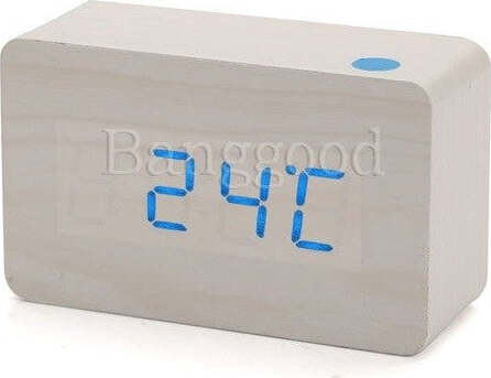 Sveglia Orologio Wooden Light Led Digital Alarm Clock Calendario Termometro Casa e cucina/Decorazioni per interni/Orologi/Sveglie Trade Shop italia - Napoli, Commerciovirtuoso.it