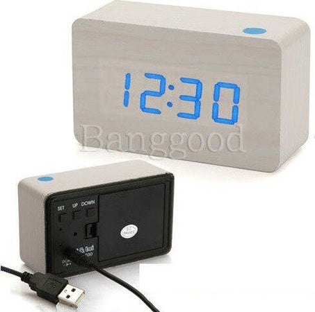 Sveglia Orologio Wooden Light Led Digital Alarm Clock Calendario Termometro Casa e cucina/Decorazioni per interni/Orologi/Sveglie Trade Shop italia - Napoli, Commerciovirtuoso.it