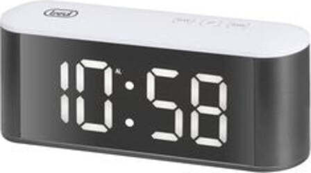 Sveglia-Trevi-QS0088301-Ec-883-Bl-Snooze-Bianco-e-Nero