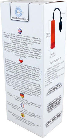 Sviluppatore a Pompa Sviluppatrice per Migliorare Erezione del Pene e Prestazioni Sessuali Rosso Salute e cura della persona/Erotismo e contraccezione/Sex toys/Masturbatori maschili/Masturbatori a coppa e accessori/Masturbatori a coppa manuali Kondorama - Martinsicuro, Commerciovirtuoso.it