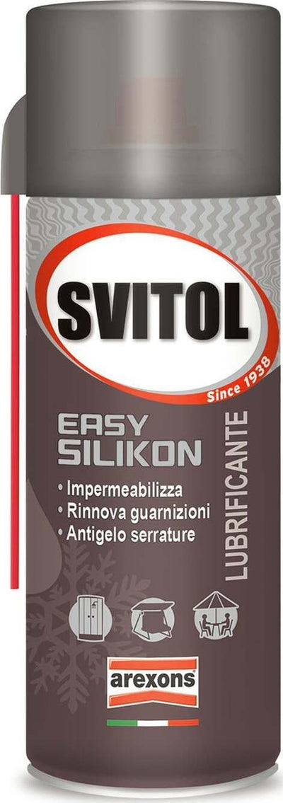 Svitol easy silikon 200ml lubrificante spray impermeabilizzante antiadesivo protettivo guarnizioni Auto e Moto/Oli e liquidi/Grassi e lubrificanti La Zappa - Altamura, Commerciovirtuoso.it