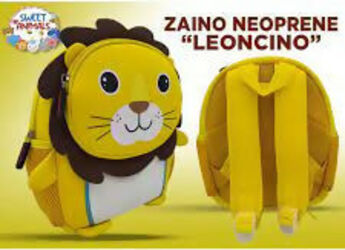 Sweet-Animals-Zainetto-Asilo-Tempo-Liberoleoncino-Neoprene-Cm.-27