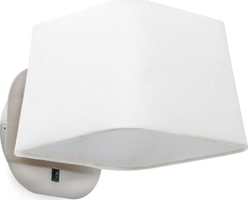 SWEET Lampada da parete bianca e nichel Illuminazione/Illuminazione per interni/Illuminazioni per pareti/Applique Led Mall Home - Napoli, Commerciovirtuoso.it