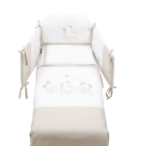 Completo Sfilabile PONY Italbaby Sweet Stars 4 pz Tortora