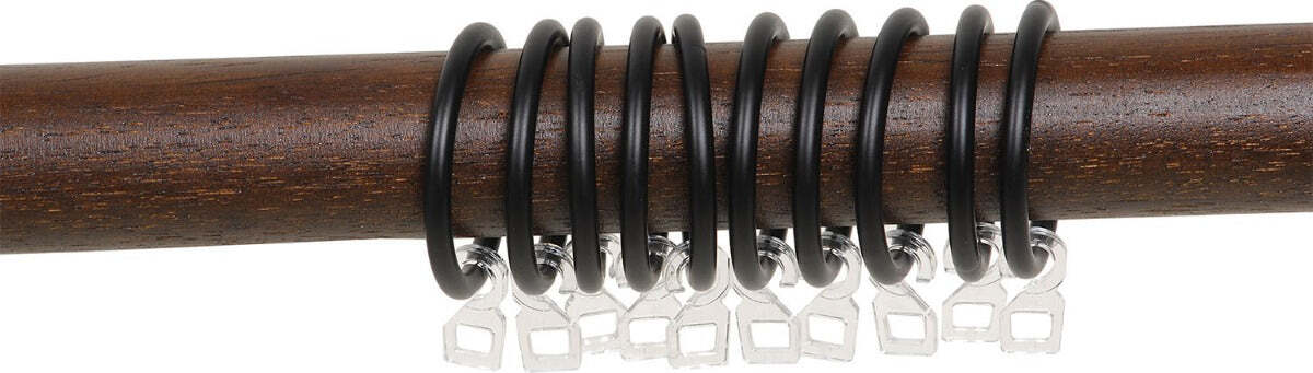 SWISH---10-ANELLI-CON-GANCIO-IN-ACCIAIO-NERO-OPACO-20mm