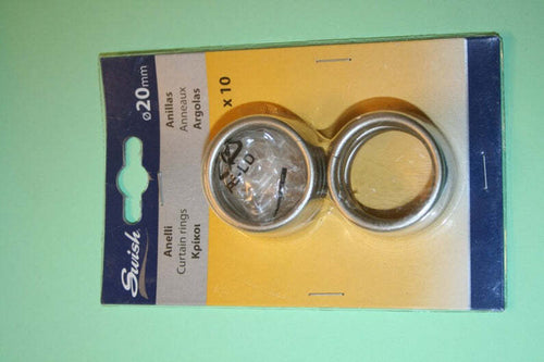 SWISH---10-ANELLI-CON-GANCIO-IN-ACCIAIO-NICKEL-SATINATO-20mm