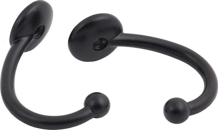 SWISH---2-EMBRASSE-IN-ACCIAIO-FINITURA-AVORIO-NERO-OPACO-D.-20mm
