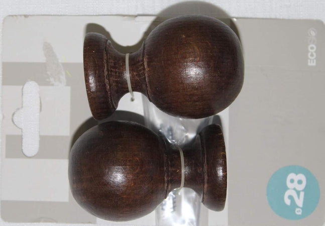 SWISH---HOME-COLLECTION-2-TERMINALI-per-BASTONI-Tende-D.-28-in-Legno-Noce