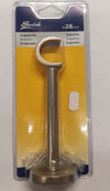 SWISH---SUPPORTO-A-PARETE-LUNGHEZZA-15CM-Ø28MM---NICHELATO-SATINATO