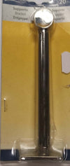 SWISH---SUPPORTO-A-PARETE-REGOLABILE-IN-LUNGHEZZA-Ø20CM---NICHELATO-NERO
