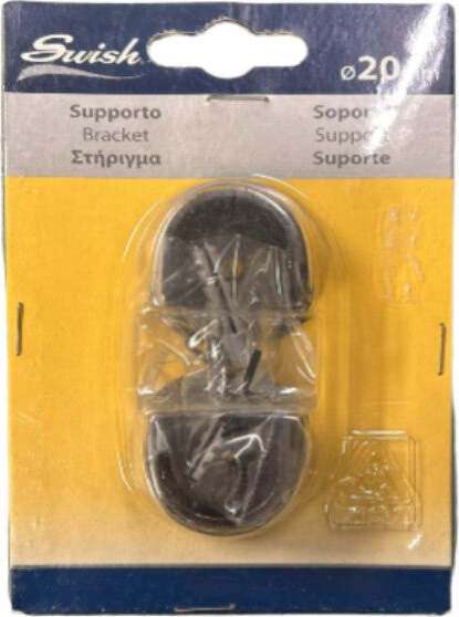 SWISH---SUPPORTO-PARETE-DIAMETRO-20MM-NICKEL-BLACK