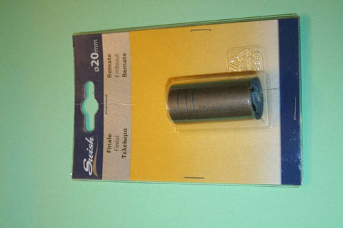SWISH---TERMINALE/POMOLO-PER-BASTONI-TENDE-IN-ACCIAIO-ANTRACITE-CILINDRO-D.20-MM