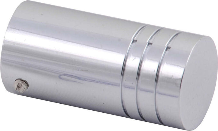 SWISH---TERMINALE/POMOLO-PER-BASTONI-TENDE-IN-ACCIAIO-CROMATO-CILINDRO-D.20-MM