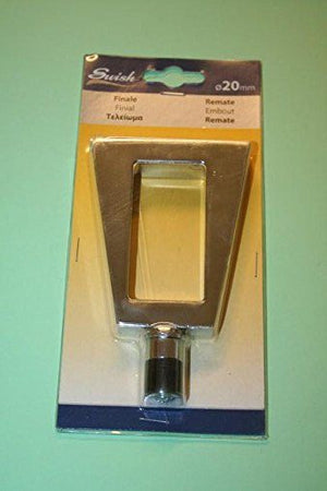 SWISH---TERMINALE/POMOLO-PER-BASTONI-TENDE-IN-ACCIAIO-CROMATO-DOOR-D.20-MM