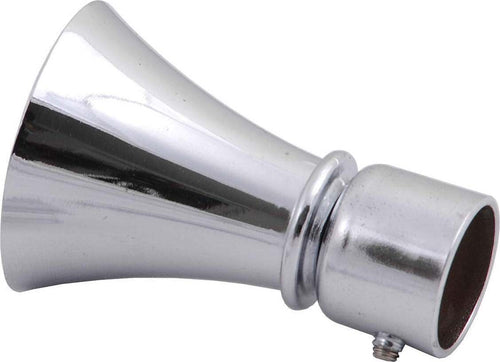 SWISH---TERMINALE/POMOLO-PER-BASTONI-TENDE-IN-ACCIAIO-CROMATO-TROMBA-D.20-MM