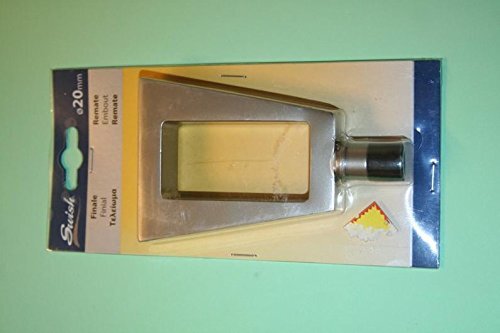 SWISH---TERMINALE/POMOLO-PER-BASTONI-TENDE-IN-ACCIAIO-NICKEL-SATINATO-DOOR-D.20-MM