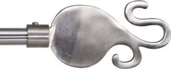 SWISH---TERMINALE/POMOLO-PER-BASTONI-TENDE-IN-ACCIAIO-NICKEL-SATINATO-MODELLO-GARLIC-D.-16mm