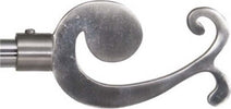 SWISH---TERMINALE/POMOLO-PER-BASTONI-TENDE-IN-ACCIAIO-NICKEL-SATINATO-MODELLO-OCTOPUS-D.-16mm