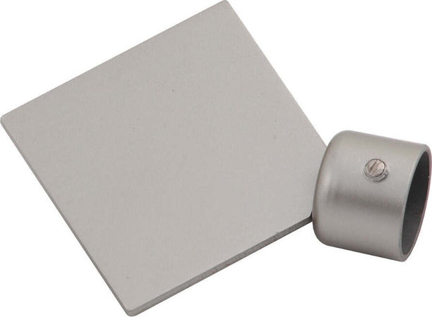 SWISH---TERMINALE/POMOLO-PER-BASTONI-TENDE-IN-ACCIAIO-NICKEL-SATINATO-MODELLO-ROMBO-DIAM.-20mm