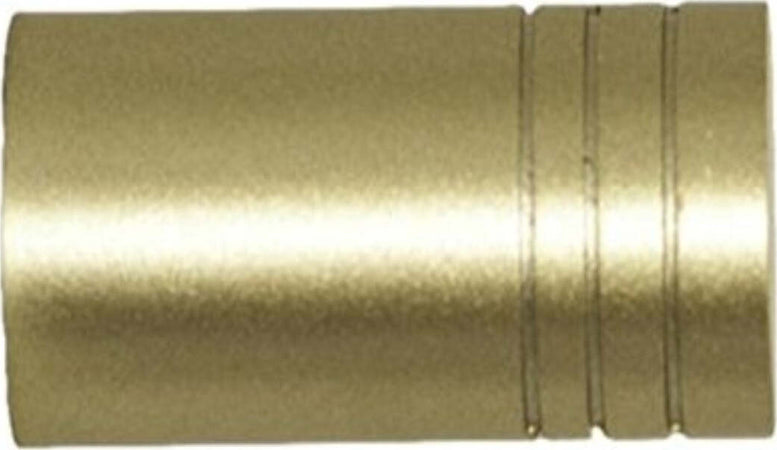SWISH---TERMINALE/POMOLO-PER-BASTONI-TENDE-IN-ACCIAIO-ORO-SATINATO-CILINDRO-D.20-MM