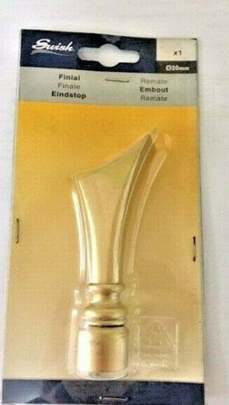 SWISH---TERMINALE/POMOLO-PER-BASTONI-TENDE-IN-ACCIAIO-ORO-SATINATO-SPIRELLO-D.20-MM