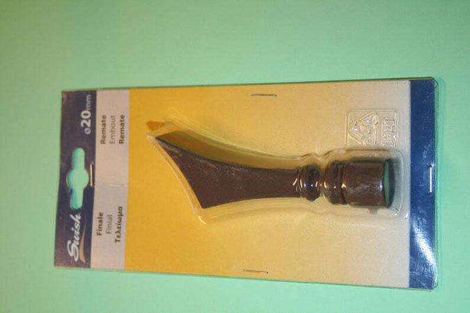 SWISH---TERMINALE/POMOLO-PER-BASTONI-TENDE-IN-ACCIAIO-RUGGINE-SPIRELLO-D.20-MM